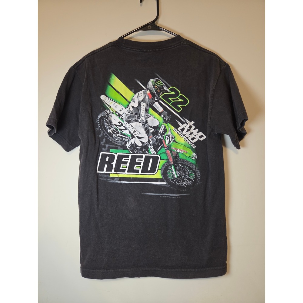 Chad Reed Two Two Motorsports T-Shirt Mens Medium Black Motocross Racing 2015